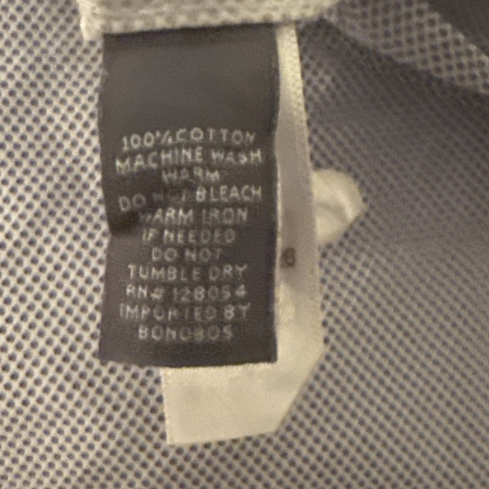 Bonobos Italian Shirting Shirt Men's 16-36 Slim Fit Blue/White Geometric Preppy - Picture 7 of 7